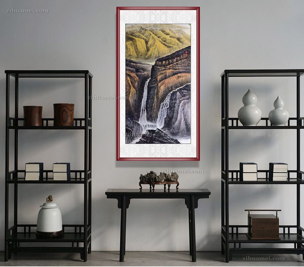 大厅适合挂的山水画