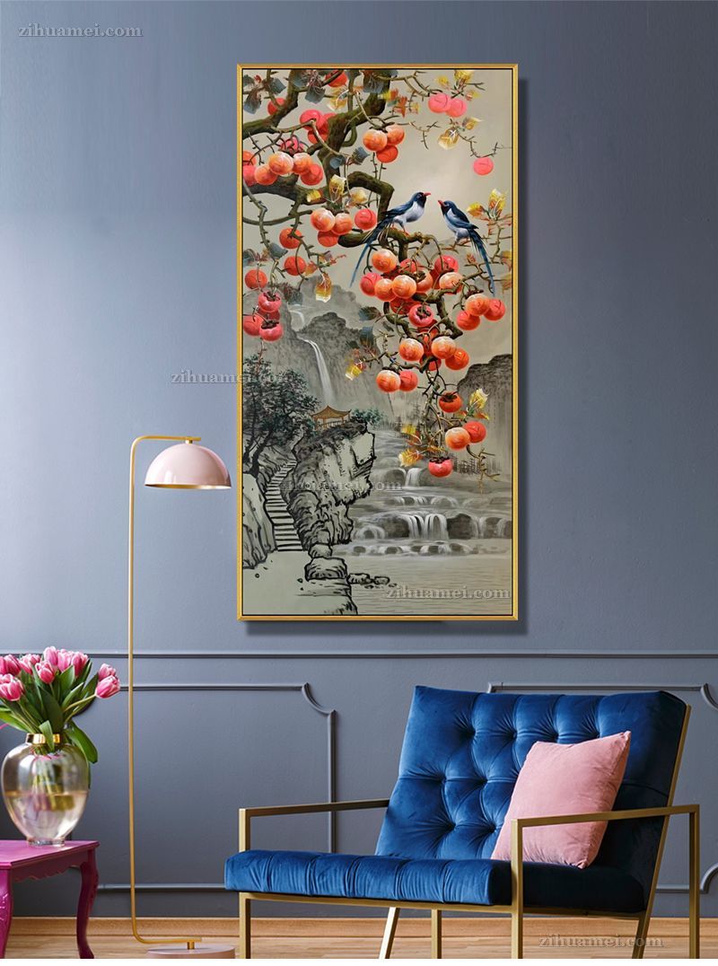 玄关适合挂什么油画
