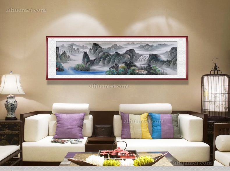 适合办公室的山水国画