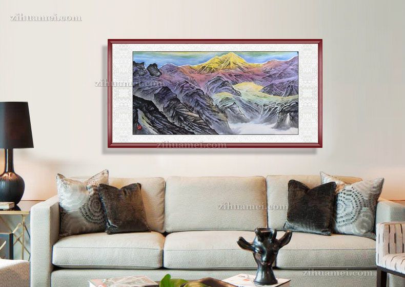 大厅适合什么样的山水画