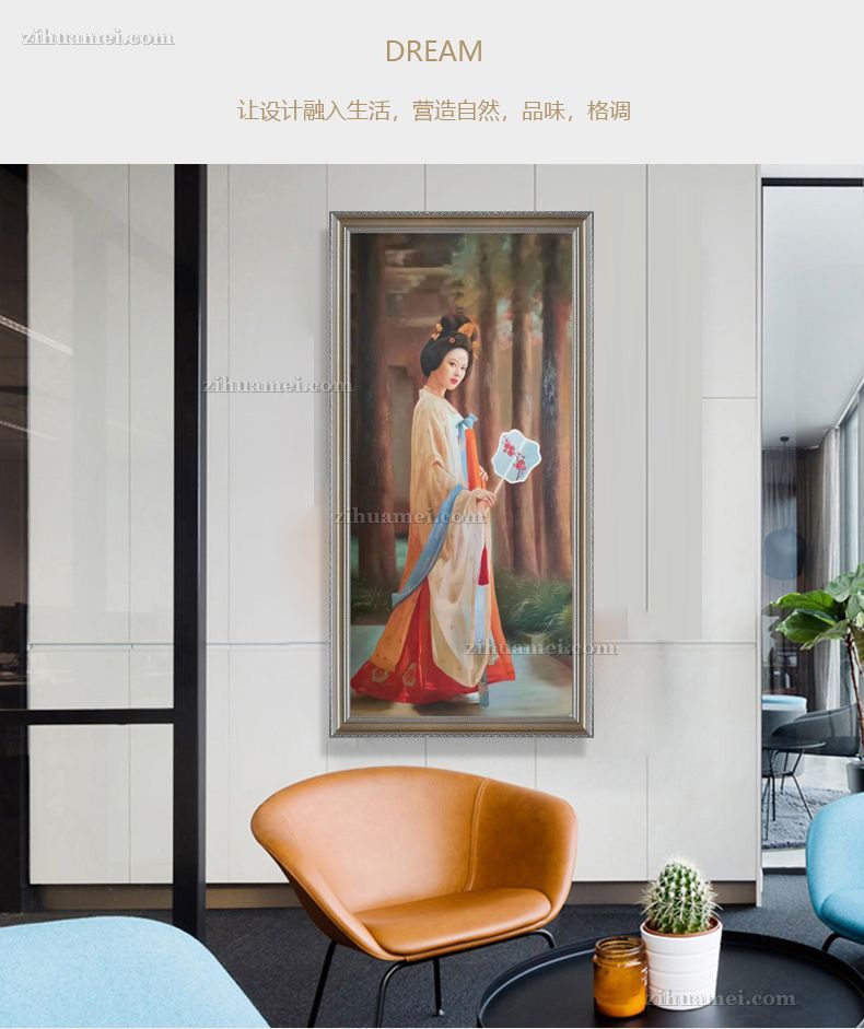 实力画师精品人物油画