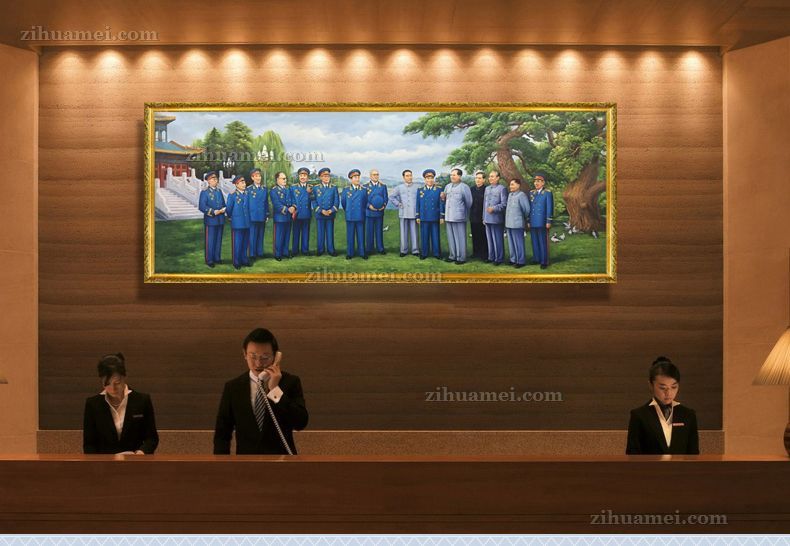 大型人物油画纯手绘肖像画