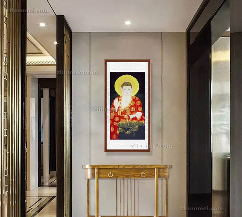 写实人物国画工笔画