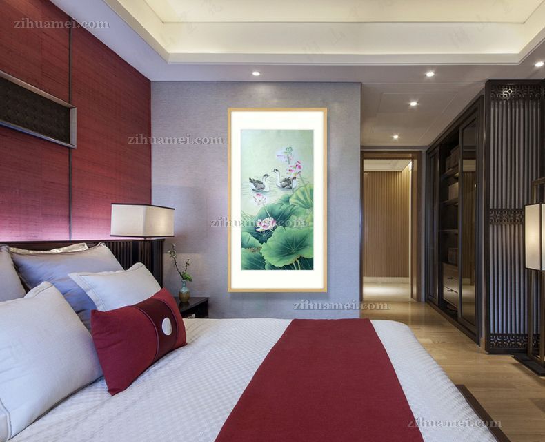 卧室适合什么样的风景国画作品
