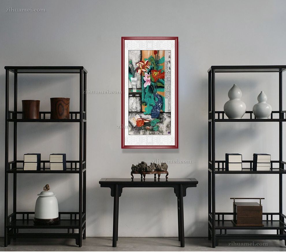 适合茶楼办公室的花鸟国画