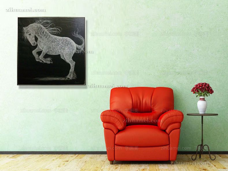 www.zihuamei.com工笔动物油画