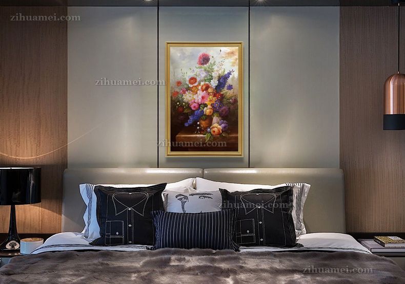 艺术感超强的小写实古典花卉油画