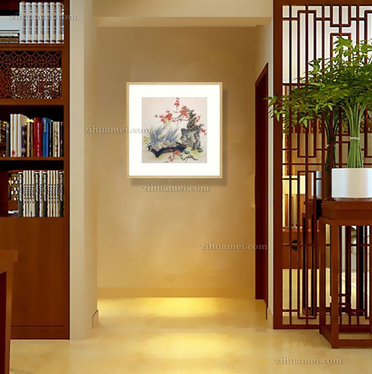 客厅适合什么样的花鸟工笔国画