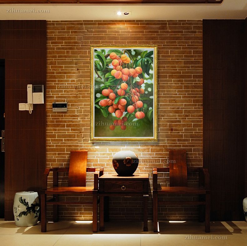 适合适合挂什么样的花鸟油画作品