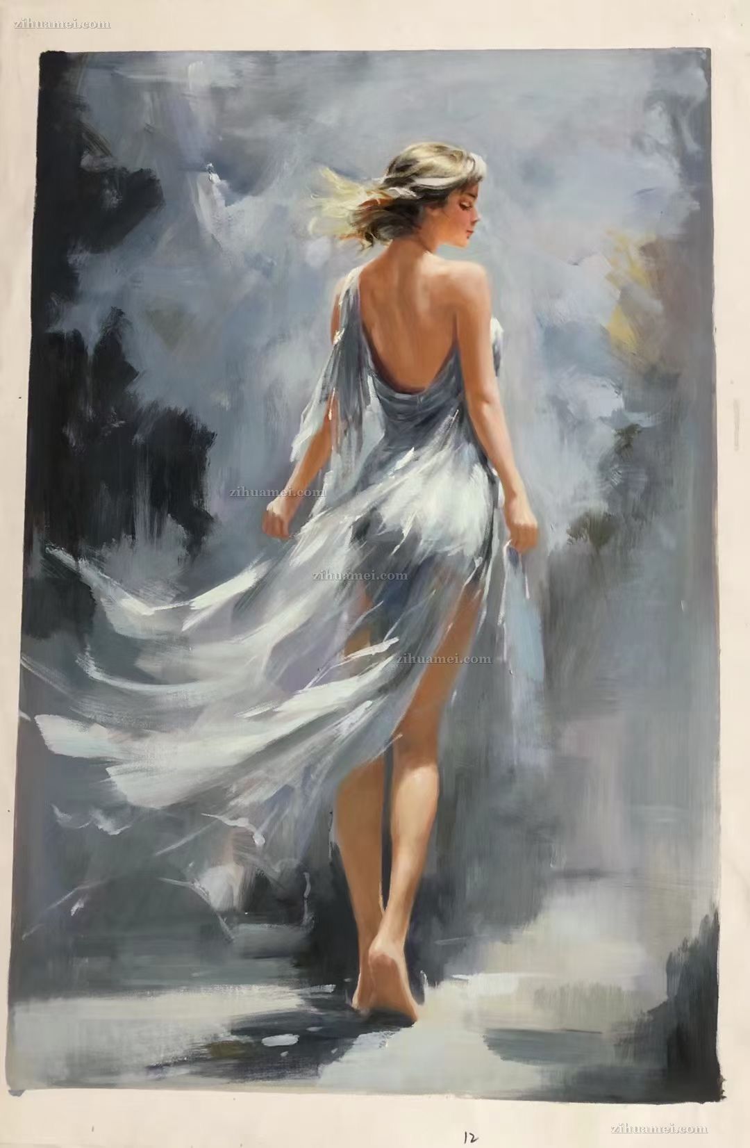 欧式人物油画