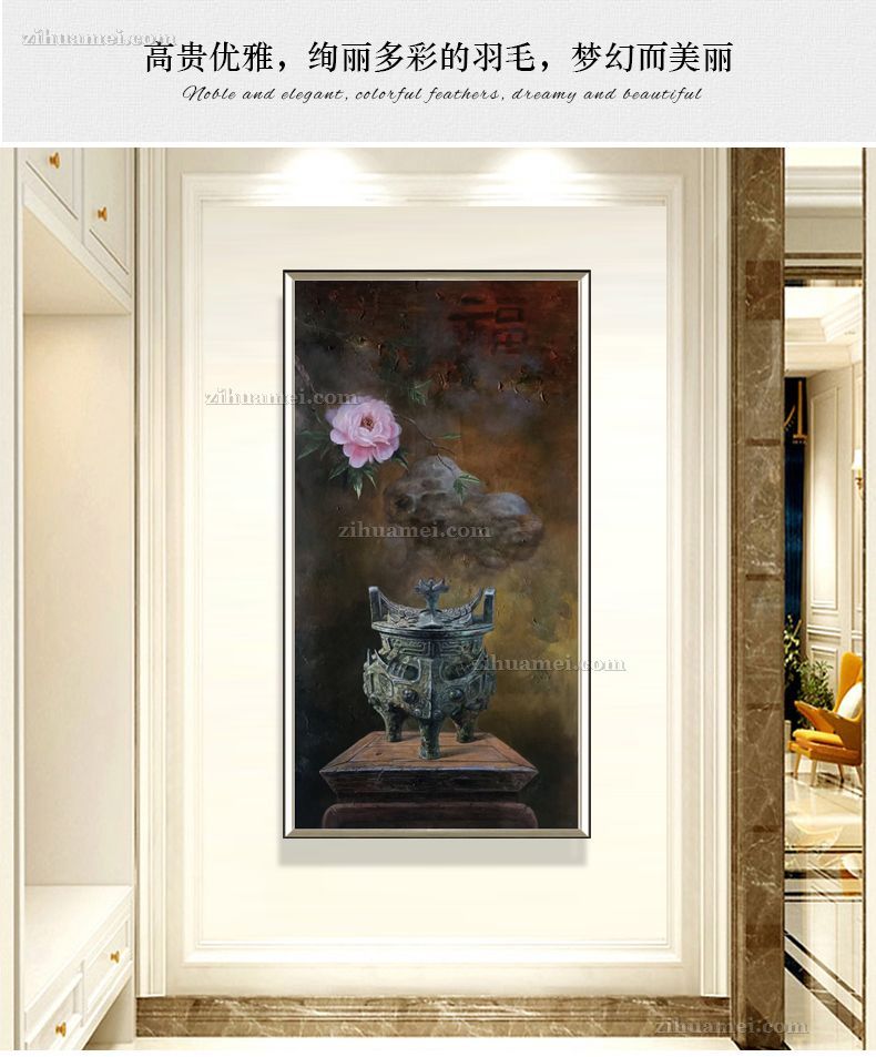 精品青铜器静物油画