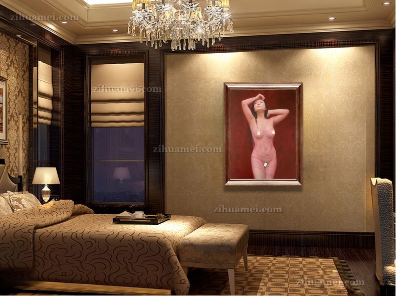 纯手绘人物油画艺术人体油画