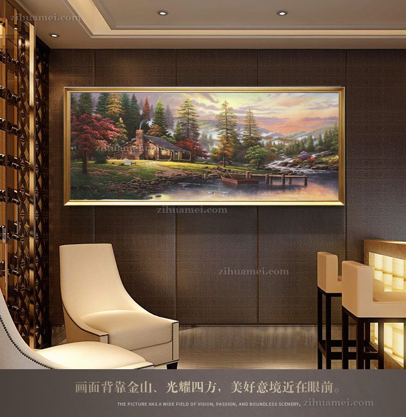 精美风景油画托马斯风景油画