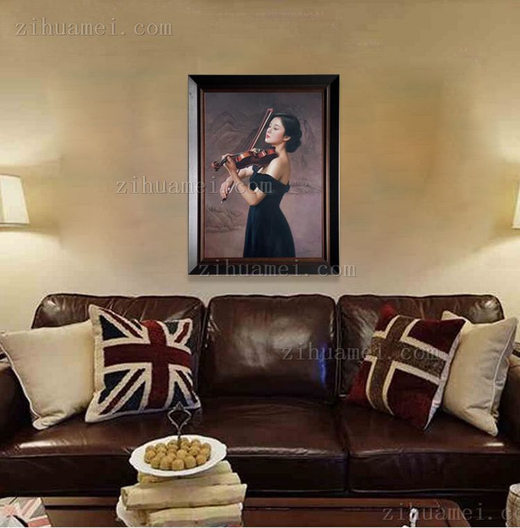 拉提琴的艺术家