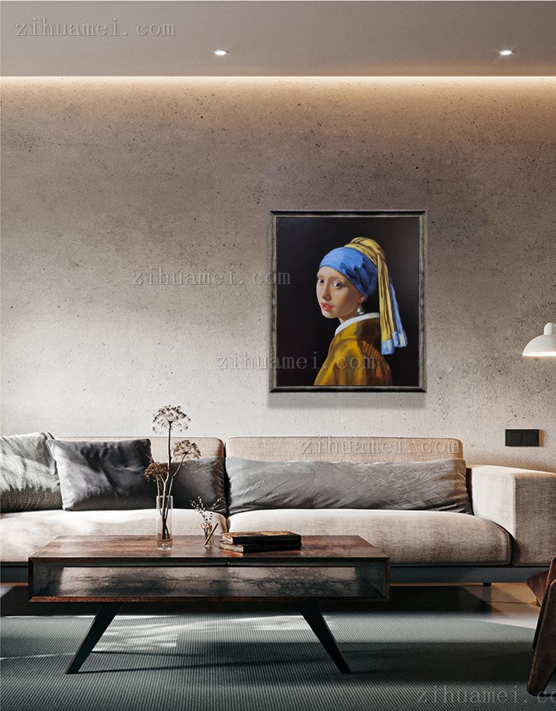 临摹世界著名油画人物油画