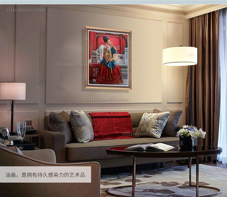 美女人物人体油画艺术写实油画