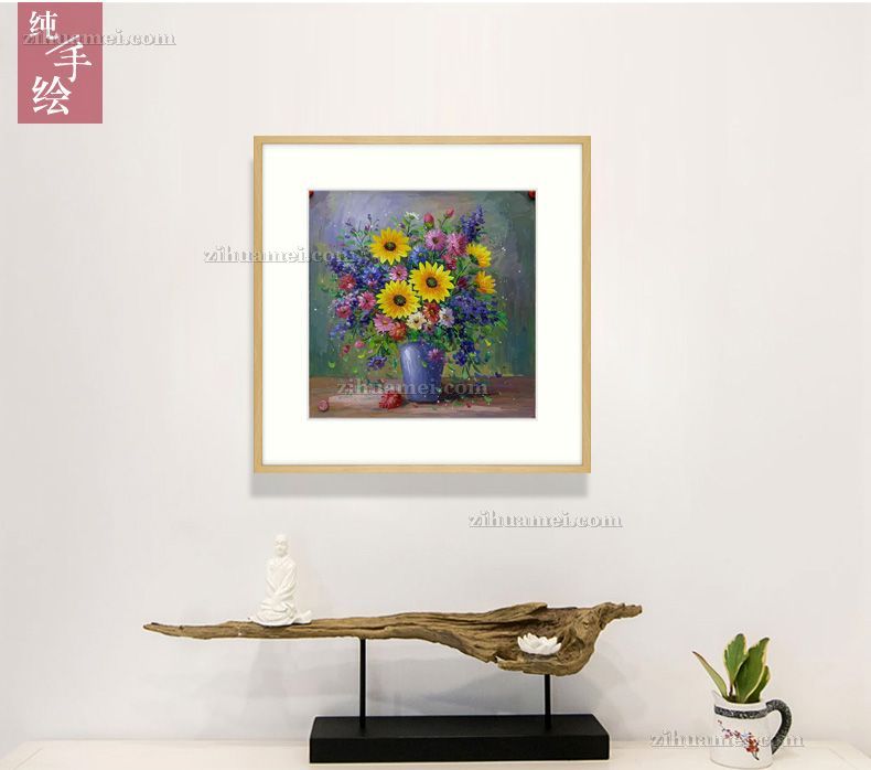 纯手绘花卉国画