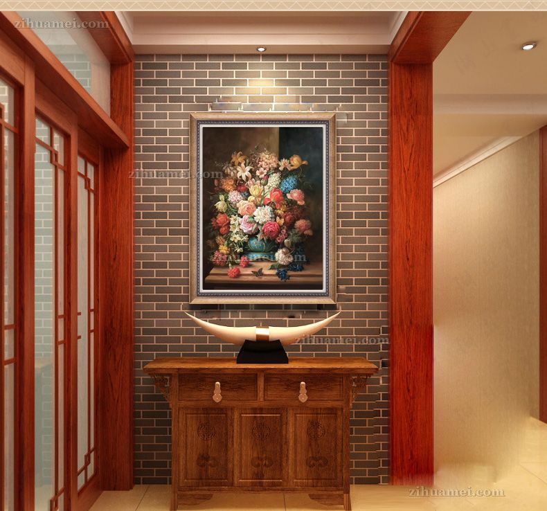 精品花卉油画古典花卉油画