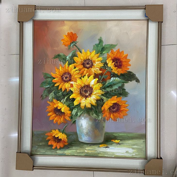 高品质花卉油画
