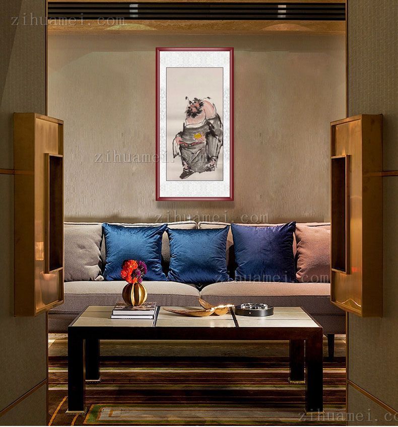 钟馗三尺人物国画