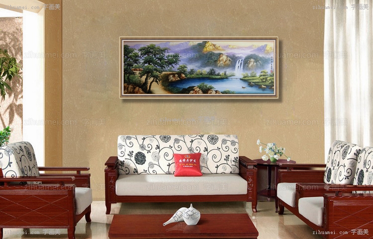 办公室挂画 油画