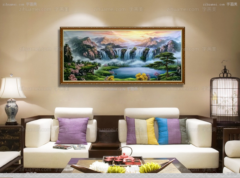 山水油画