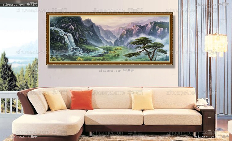山水油画