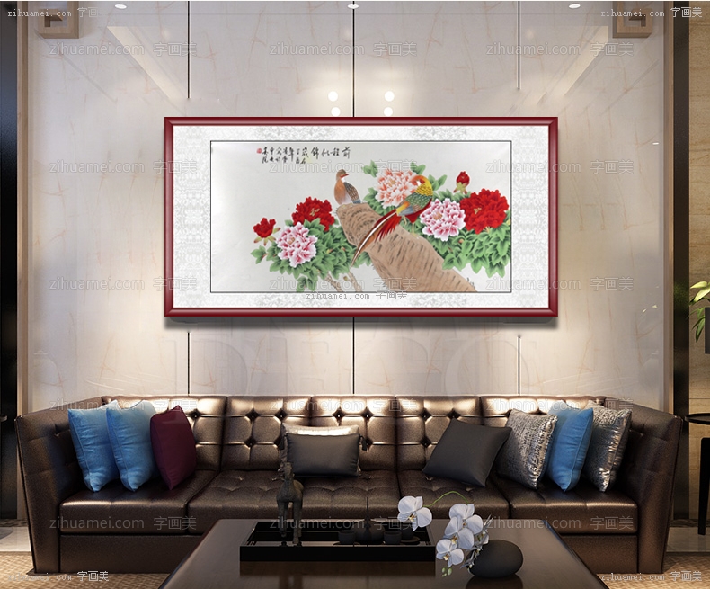 凌雪 工笔画 前程似锦 手绘 手工 国画