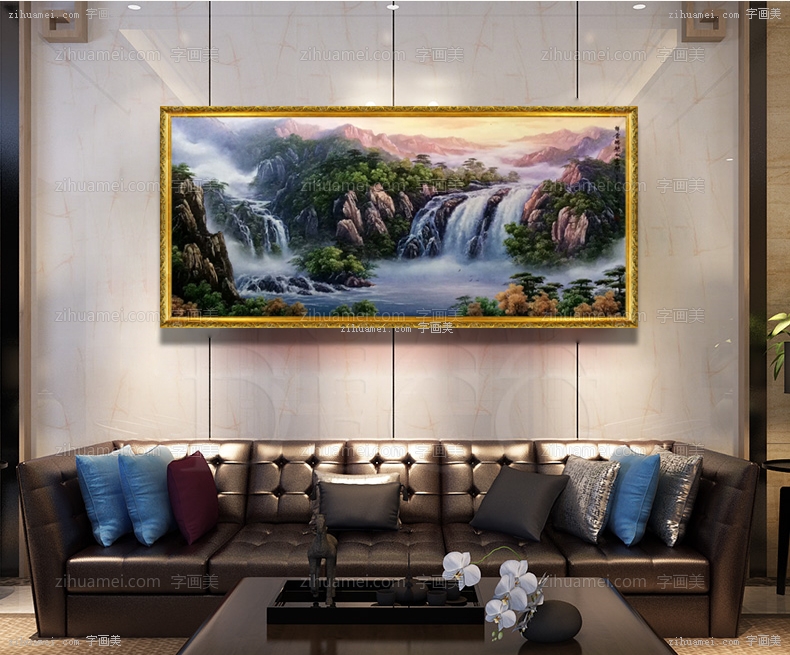 山水油画