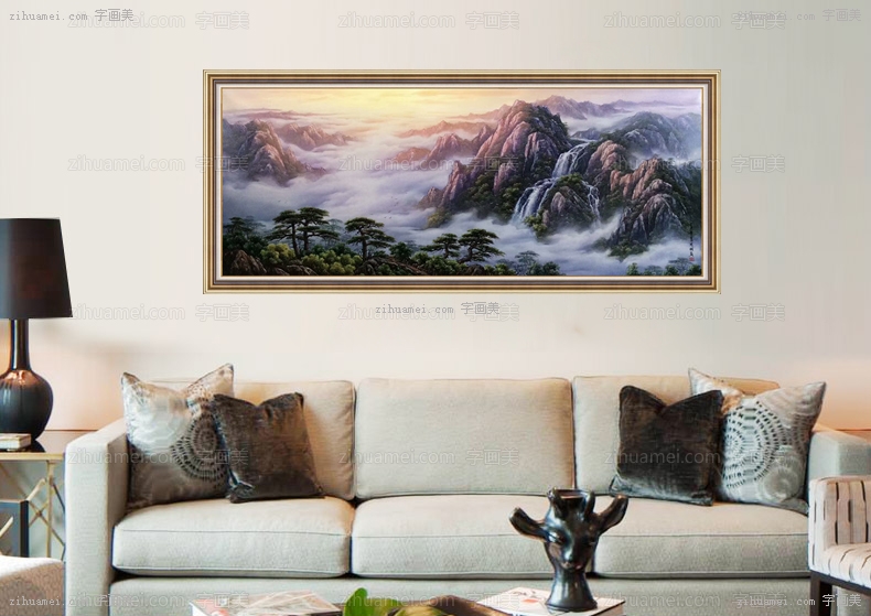 山水油画