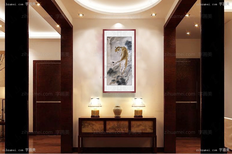 国画 虎