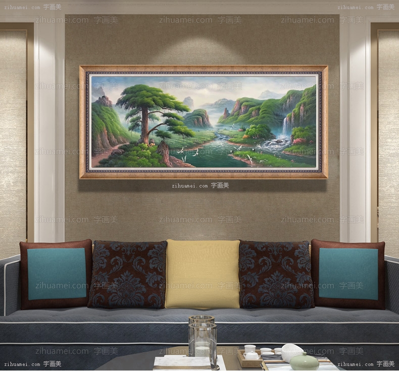聚宝盆油画纯手绘