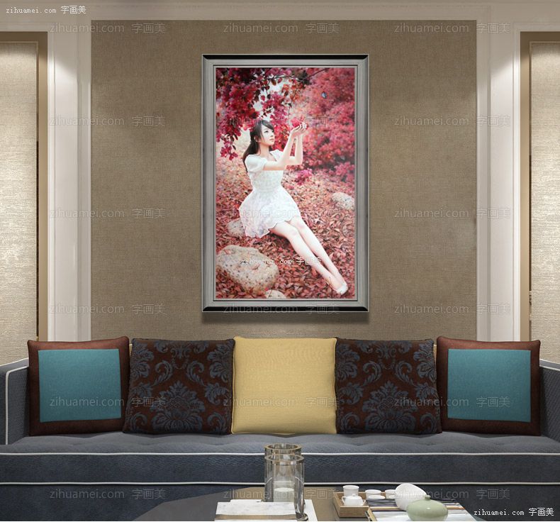 高档人物手绘油画