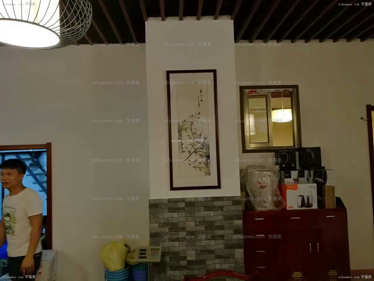 餐厅配画