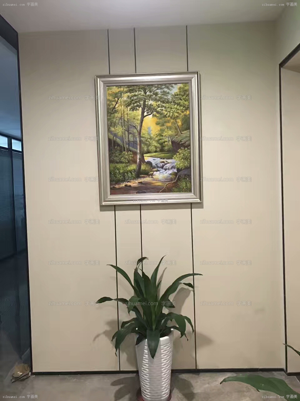 老总办公室配画