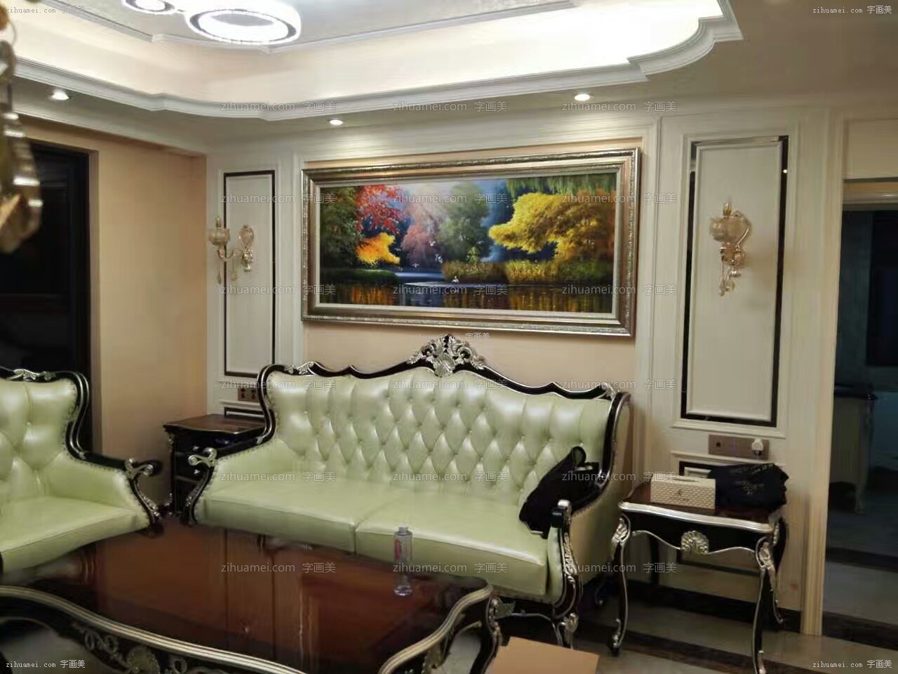 客厅配画