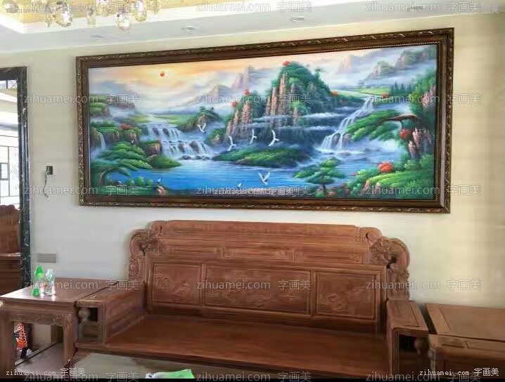 中式客厅挂画