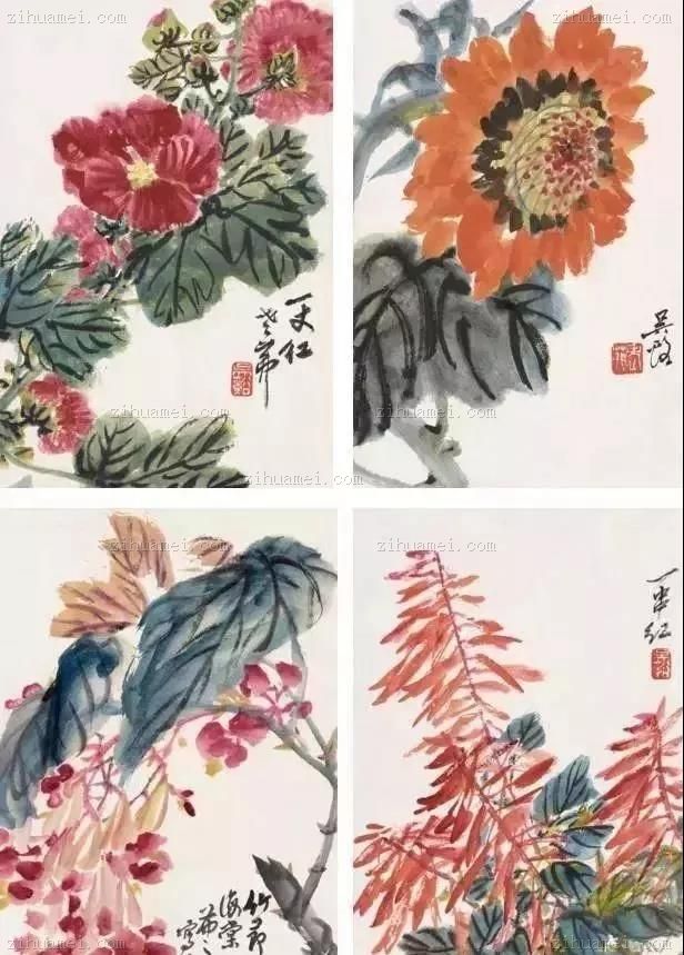 写生花卉课徒画稿系列·吴茀之